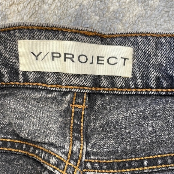 Y/Project Evergreen Wire Seam Detailed Jeans Unisex Sz 36 - Picture 9 of 15